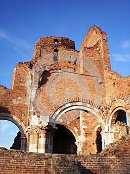 Ruins of old monastery, AraÄa near BeÄej, Serbia